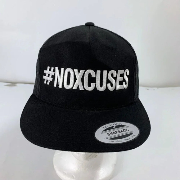 The Classics Men's #Noexcuses Mesh Trucker Snapback Baseball Hat NWT - Picture 1 of 7
